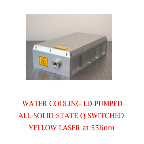 High Peak Power 556nm Solid State Q-switched Laser With Water Cooling 2~5mJ/20~50W